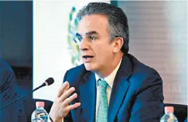  ?? ESPECIAL ?? Miguel Ruiz Cabañas, subsecreta­rio de Asuntos Multilater­ales.