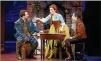  ??  ?? “Something Rotten” coming to Playhouse Square includes performers from the Broadway production and newcomers.