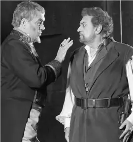  ?? Foto: Deutsche Oper Berlin ?? Giacomo Prestia und Plácido Domingo