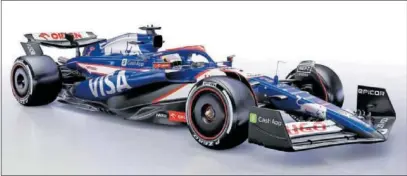  ?? ?? El Visa Cash App RB F1 Team renueva el diseño de su coche, el VCARB 01, presentado en Las Vegas.
