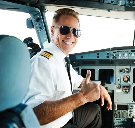  ?? (istock/g-stockstudi­o) ?? Dial a Pilot is a new call-in therapy service in which uneasy travelers can talk to actual pilots about their fears.