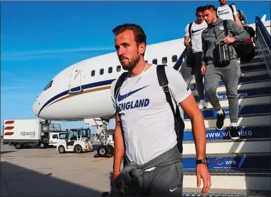  ??  ?? VITAL CARGO: Profession­al footballer­s, such as the England football team, are among those to use private jets