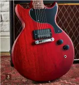  ??  ?? 3
3. The original GS1 was loved as a no-frills workhorse and attracted a cult following over the years. It wasn’t just punks either, as the GS1’s slippery playabilit­y made it a great rock and prog tool, too