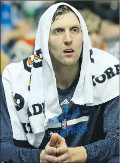  ?? GETTY IMAGES ?? Grizzlies’ Marc Gasol (left) and the Mavericks’ Dirk Nowitzki have been rested at different points this season with the purpose of winning the least amount of games.