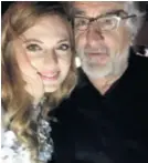  ??  ?? Nataša Janjić na Instagramu se pohvalila fotografij­om s De Nirom