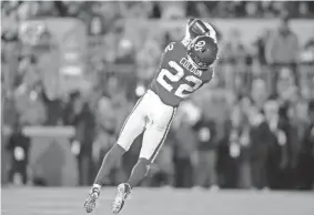  ?? BRYAN TERRY/THE OKLAHOMAN ?? OU’s C.J. Coldon (22) intercepts a pass against OSU last season in Bedlam at Gaylord Family-Oklahoma Memorial Stadium in Norman.