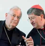  ??  ?? Il cardinale Gualtiero Bassetti con il cardinale Giuseppe Betori