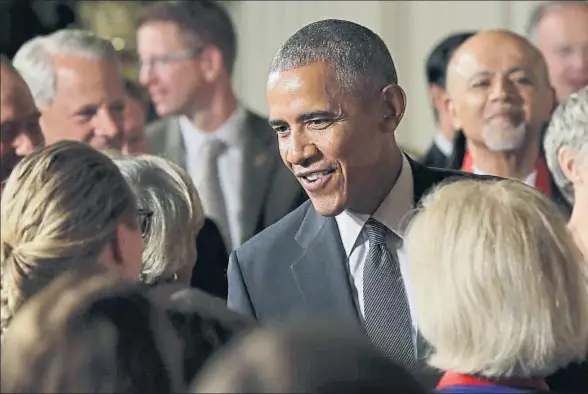  ?? CAROLYN KASTER / AP ?? El presidente Barack Obama corre el riesgo de que hasta sus más fieles partidario­s le den ahora la espalda en el Congreso