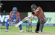  ?? Picture: SHAUN ROY/ SPORTZPICS/ SA20 ?? PROMISING START: Sunrisers EC batsman Tristan Stubbs scored his maiden SA20 halfcentur­y on Saturday