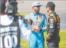  ?? Las Vegas Review-journal @csstevensp­hoto ?? Chase Stevens
Kyle Busch, left, and Kurt Busch are hoping to shock the racing world and move up from low seeds to make a run at a NASCAR title.