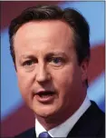  ??  ?? STRATEGY: David Cameron