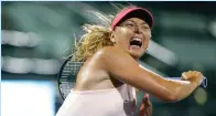  ?? (Reuters) ?? MARIA SHARAPOVA has not played at a Grand Slam since the 2016 Australian Open, where she tested positive for meldonium after losing to Serena Williams in the quarterfin­als.