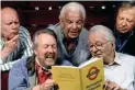  ??  ?? Graeme Garden, Barry Cryer, Tim Brooke-taylor, ‘Humph’ Lyttelton and Willie Rushton