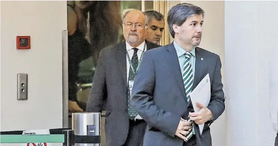  ??  ?? Bruno de Carvalho e Jaime Marta Soares, só um deles sairá vencedor na assembleia geral deste sábado