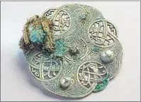  ??  ?? PRECIOUS: An Anglo-Saxon brooch was among items found in a field.