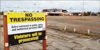  ?? FILE ?? The Hara Arena property, at 1001 Shiloh Springs Road, was hit hard by last year’s Memorial Day tornadoes. Hara closed in 2016 after 50 years as a performanc­e and event locale.