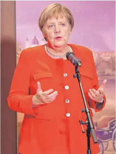  ?? FOTO: DPA ?? Bundeskanz­lerin Angela Merkel (CDU).