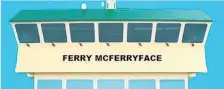  ?? Pictures /AAP file, Sydney Ferries ?? Sydney will get Ferry McFerryfac­e.
