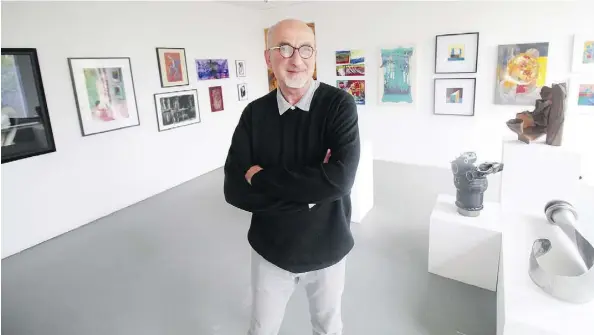  ??  ?? Harcourt House executive director Jacek Malek predicts big things for the artist-run centre as it enters its fourth decade.