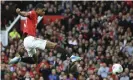  ??  ?? Marcus Rashford gives Manchester United the lead against Liverpool and the England man looked back to his best on Sunday. Photograph: Jon Super/AP