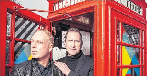  ?? ?? MUSIC ICONS: Synthpop legends OMD are among the big names set for Let’s Rock Scotland at Dalkeith Country Park.