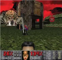  ??  ?? Classics like Doom don’t need much to get running, thanks to Steam and community patches. Mouse support—what a treat!
