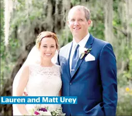  ??  ?? Lauren and Matt Urey