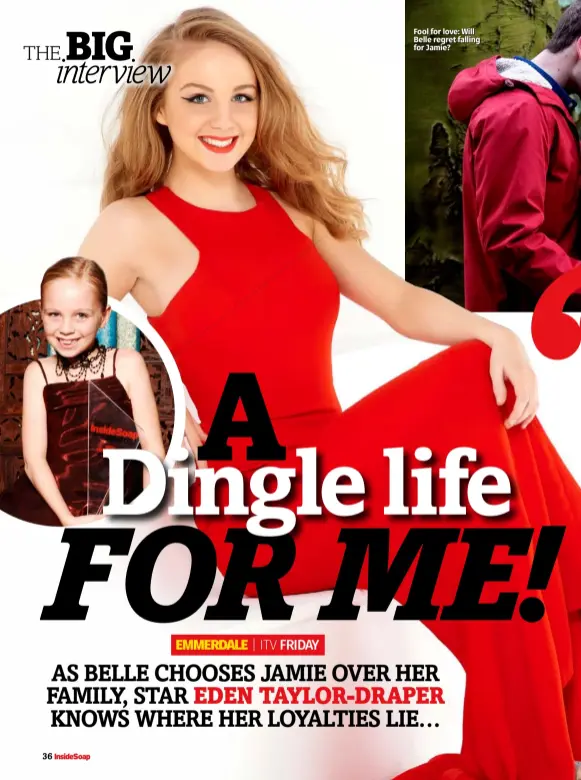  ??  ?? Fool for love: Will Belle regret falling for Jamie?