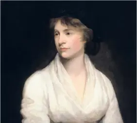  ?? BILD: WIKIPEDIA ?? Mary Wollstonec­raft besökte inte bara Trollhätta­n utan även Munkedal på sin resa genom Sverige.