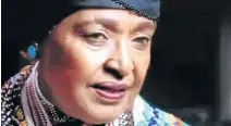  ??  ?? Winnie Madikizela-Mandela appears in the documentar­y Winnie, which will be shown on eNCA tomorrow at 9pm. Journalist Sophie Mokoena also features