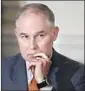  ?? Carolyn Kaster Associated Press ?? “WE’RE reviewing the situation,” the White House said of EPA Administra­tor Scott Pruitt.