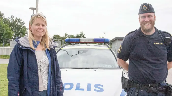  ?? Bild: THIMMY MÅRDH/ARKIV ?? NYA LÖFTEN. Karin Martini och Kristian Nilsson ska fortsätter arbetet med medborgarl­öftena i Laholms kommun.