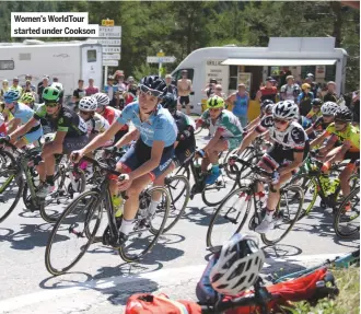  ??  ?? Women’s Worldtour started under Cookson