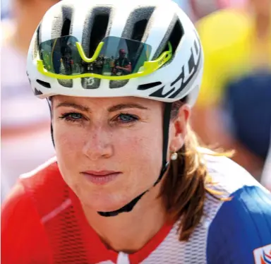  ??  ?? Determined as ever: Van Vleuten, 37, isn’t thinking of stopping soon