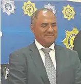  ?? ?? Former SAPS crime intelligen­ce head Peter Jacobs