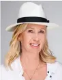  ??  ?? ‘I spotted this hat in M&S menswear. It fits like a glove.’ Claire Cisotti, 51