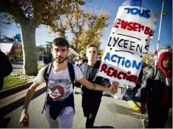  ?? (Photo Clément Tiberghien) ?? Jusqu’à la fin de la semaine, les manifestan­ts veulent continuer la lutte.