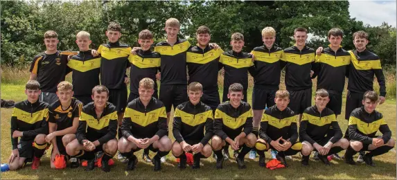  ??  ?? The Avonmore FC Youths team who defeated Ashford Rovers to claim the Youths ‘A’ Shield title.