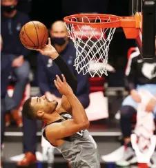  ??  ?? Timothe Luwawu-Cabarrot of the Brooklyn Nets drives to the basket against the Memphis Grizzlies at Barclays Center in New York City.