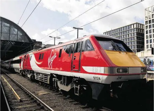  ??  ?? MESSAGE: The RMT union has called for the re-nationalis­ation of the East Coast inter-city service as Stagecoach anticipate­s £84.1m losses