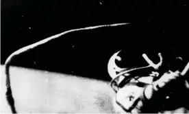  ?? Photograph: Central Press/Getty Images ?? Alexei Leonov’s walk in space on 18 March 1965 lasted just over 12 minutes.