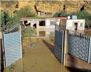  ??  ?? A view of the flooded house where nine people lost their lives in Casteldacc­ia, near Palermo, Italy. The victims were from two families spending the weekend together.