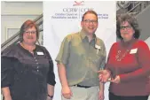  ??  ?? Partnering Agency of the Year: Peggy Terry of Moose Jaw Labour Market Services