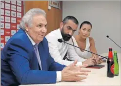  ??  ?? ALFONSO GARCÍA. El expresiden­te del Almería se despidió del club.