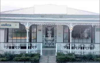  ??  ?? This charming Victorian home turned bistro is one of the two George properties that will be auctioned by silent tender by Rawson Auctions Western Cape in Rondebosch, Cape Town, this month.