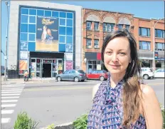  ?? SALLY COLE/THE GUARDIAN ?? Tara MacLean stands outside The Guild in Charlottet­own where her show “Atlantic Blue” is running the theatre. The P.E.I. native will be welcoming singersong­writer Catherine MacLellan to her show tonight.