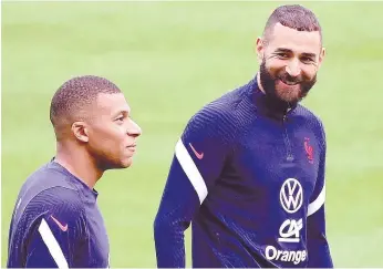  ?? ?? Novela de Mbappé com o Real Madrid não afetou a sua relação com Benzema