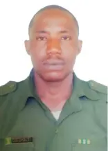  ??  ?? Late CPL Isah Ojaghale