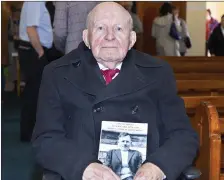  ?? Pic: Donal Hackett. ?? Michael Laurence Porter (97) pictured at the launch of a new book about his life after Nazareth House.