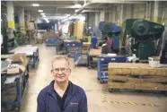  ?? Matt Rourke, The Associated Press ?? Christophe­r Scott, president of Howard McCray poses for a photograph at the company’s commercial refrigerat­ion manufactur­ing facility in Philadelph­ia.